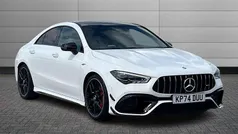 White Used 2024 Mercedes CLA45 AMG Coupe | £52,490 (Fair price)