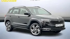 Black magic pearl effect Used 2024 Skoda Karoq SportLine SUV | £29,299 (Fair price)