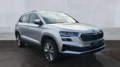 Brilliant silver metallic Used 2024 Skoda Karoq SE L SUV | £23,590 (Fair price)