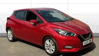 Used Nissan Micra Acenta 101 HP (74 kW) 2020 Red Hatchback