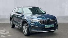 Petrol blue metallic Used 2024 Skoda Kodiaq SE L Executive SUV | £29,950 (Fair price)
