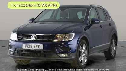 Blue Used 2019 VW Tiguan Match SUV | £15,658 (Fair price)