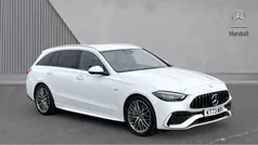 White Used 2023 Mercedes C43 AMG Premium Estate | £42,991 (Super price)