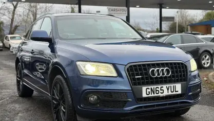 Used Audi Q5 S-line plus 190 HP (139 kW) 2015 Blue SUV