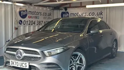 Used Mercedes A200 AMG line 163 HP (119 kW) 2020 Grey Sedan