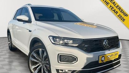 Używany VW T-Roc R-line 150 KM (110 kW) 2021 Srebrny SUV