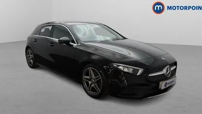 Used Mercedes A180 AMG line 116 HP (85 kW) 2019 Black Hatchback