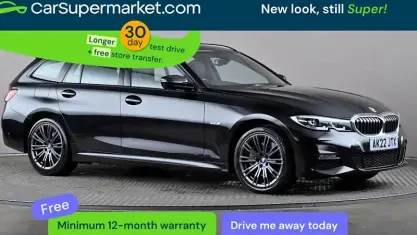 Begagnad BMW 330e M Sport 292 HK (214 kW) 2022 Svart Kombi