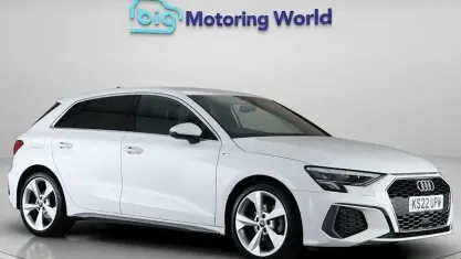 Used Audi A3 Sportback S-Line 110 HP (80 kW) 2022 White Hatchback