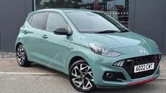 Mangrove green Used 2022 Hyundai i10 N Line Hatchback | £12,995 (Fair price)