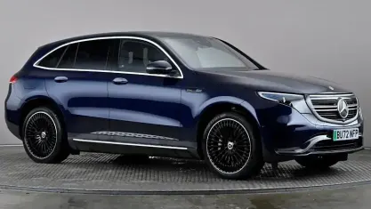Used Mercedes EQC400 AMG Line Premium Plus 300 kW (408 HP) 2022 Blue SUV
