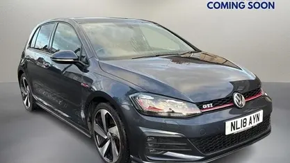 Blue Used 2018 VW Golf VII GTI Hatchback | £19,450 (Fair price)