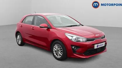 Used Kia Rio 101 HP (74 kW) 2022 Red Hatchback