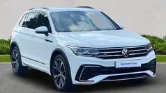 White Used 2022 VW Tiguan R-line SUV | £27,216 (Fair price)