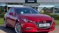 Soul red Used 2017 Mazda 3 Inclusive Hatchback | £11,492 (Fair price)