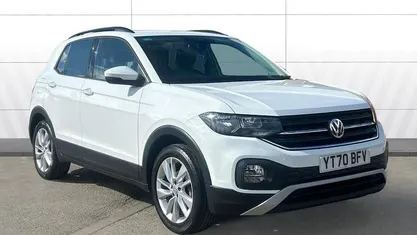 Used VW T-Cross SE 116 HP (85 kW) 2020 White SUV