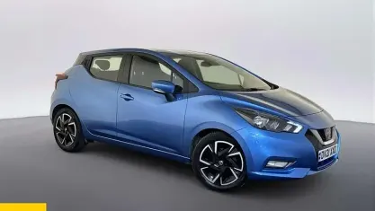Used Nissan Micra Acenta 92 HP (67 kW) 2021 Blue Hatchback
