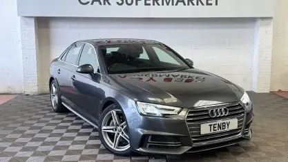 Used Audi A4 S-Line 190 HP (139 kW) 2017 Grey Sedan