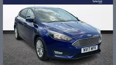 Blue Used 2017 Ford Focus Zetec Hatchback | £6,495 (Fair price)