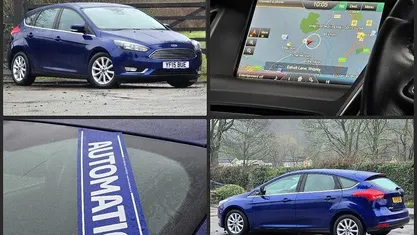 Blue Used 2015 Ford Focus Titanium Hatchback | £9,475 (Fair price)