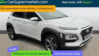 Used Hyundai Kona Premium 120 HP (88 kW) 2019 White SUV