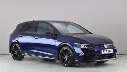 Used VW Golf VIII R-line 150 HP (110 kW) 2022 Blue Hatchback