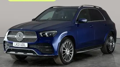 Used Mercedes GLE300 AMG line 245 HP (180 kW) 2021 Blue SUV