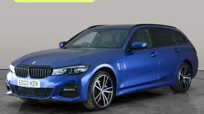 Used BMW 330e M Sport 292 HP (214 kW) 2022 Blue Estate
