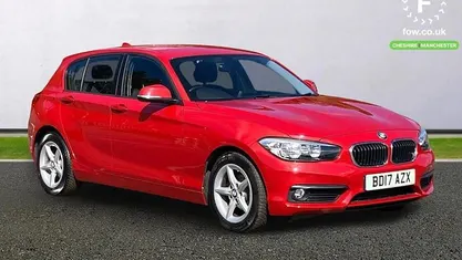 Used BMW 118 Comfort Edition 136 HP (100 kW) 2017 Red Hatchback