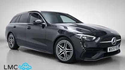 Used Mercedes C200 AMG line 204 HP (150 kW) 2023 Grey Estate
