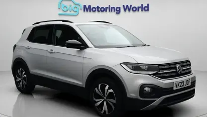 Used VW T-Cross Black Edition 110 HP (80 kW) 2023 Silver SUV