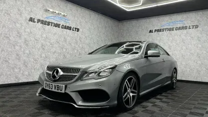 Used Mercedes E220 AMG 170 HP (125 kW) 2013 Silver Coupe