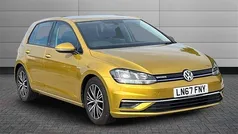 Yellow Used 2017 VW Golf VII SE Hatchback | £11,350 (Fair price)