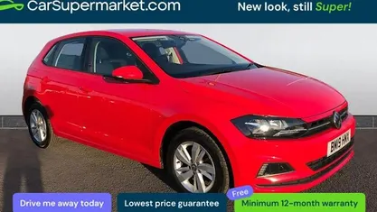 Used VW Polo SE 65 HP (47 kW) 2019 Red Hatchback