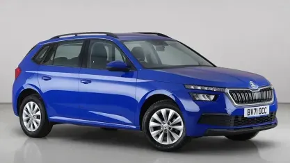 Used Skoda Kamiq 95 HP (69 kW) 2021 Blue SUV