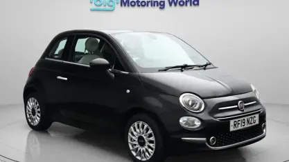 Used Fiat 500 Lounge 69 HP (50 kW) 2019 Black Hatchback