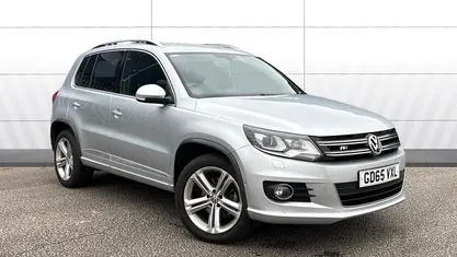 Silver Used 2015 VW Tiguan R-line SUV | £14,083 (Fair price)