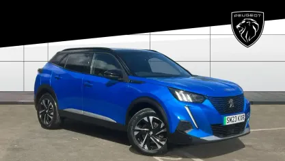 Used Peugeot e-2008 GTi 100 kW (136 HP) 2023 Blue SUV