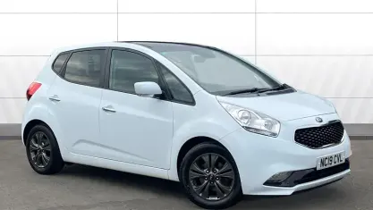 Used Kia Venga 125 HP (91 kW) 2019 White Hatchback