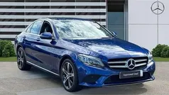 Blue Used 2019 Mercedes C220 Sport Edition Sedan | £14,867 (Good price)