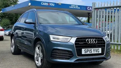 Used Audi Q3 S-line plus 179 HP (131 kW) 2015 Blue SUV