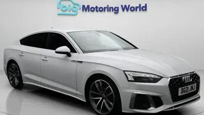 Used Audi A5 Sportback S-Line 163 HP (119 kW) 2021 White Hatchback