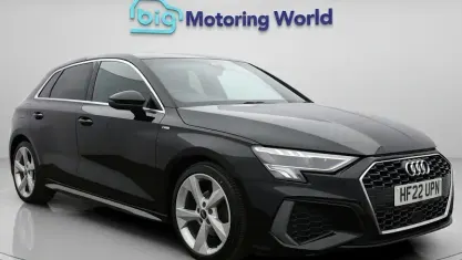 Used Audi A3 Sportback S-Line 150 HP (110 kW) 2022 Black Hatchback
