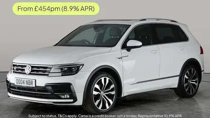 White Used 2018 VW Tiguan R-line SUV | £16,499 (Good price)