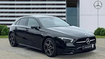 Used Mercedes A250 AMG Line Premium Plus 224 HP (164 kW) 2022 Black Hatchback