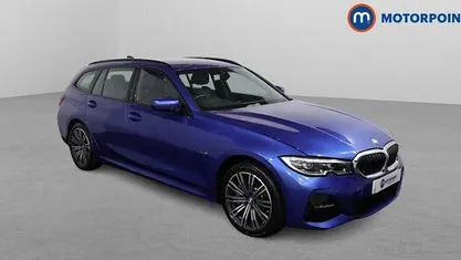Used BMW 330e M Sport 292 HP (214 kW) 2021 Blue Estate