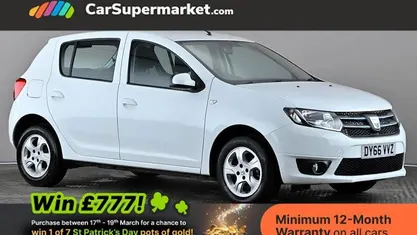 Used Dacia Sandero Lauréate 90 HP (66 kW) 2016 White Hatchback