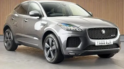 Used Jaguar E-Pace Chequered Flag 180 HP (132 kW) 2019 Exterior paint  corris grey SUV