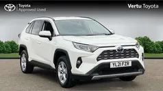 White Used 2021 Toyota RAV4 Hybrid SUV | £23,676 (Super price)