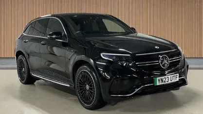 Used Mercedes EQC400 AMG line 300 kW (408 HP) 2023 Obsidian black SUV